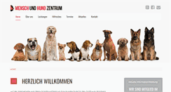 Desktop Screenshot of menschundhundzentrum.de